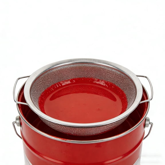 LOLIPPYY 2Pcs Stainless Steel Paint Strainer Filter for Bucket, Reusable Oil, Paint, Stain and Varnish Filtration Sieve Tool