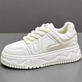thumbnail image 6 of Men's Fashion Casual Sneakers, Low-top Lace-up Design, Wear-resistant Thick Sole, Stylish Design, All-season Style Suitable for Daily Casual and Sports Wear,, 6 of 9