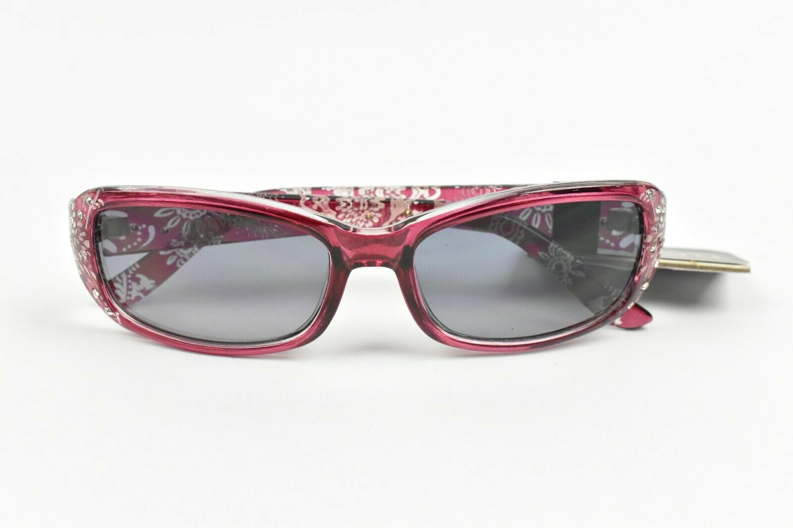 Womens Pretty Pink Flowery  Aviator Style Statement Sunglasses with Tinted Lenses