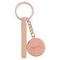 thumbnail image 2 of Heartfelt Women's Keychain, Life Is Beautiful Citrus Leaves, Lime Green/Rose Gold Metal (Other), 2 of 3