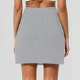 thumbnail image 5 of Womens Drawstring Skort with Built-in Shorts and Pockets - Tennis Outfits, 5 of 6