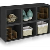 Way Basics Eco Stackable Modular Storage Cubes, Black, 6-Pack - Walmart.com