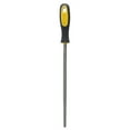 thumbnail image 2 of 10in Round Mill Steel File Rasp, Handle, Sharpening Tool for Metal Leather Projects,Steel File with Ergonomic Handle,Narrow Files for Holes, Cambered, 2 of 7