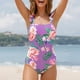 thumbnail image 1 of WILLBEST Traje de Baño Mujer Completo Mujer Estampado de Moda Cuello Redondo Volantes Correa Bikini Traje de Baño Traje de Baño, 1 of 6