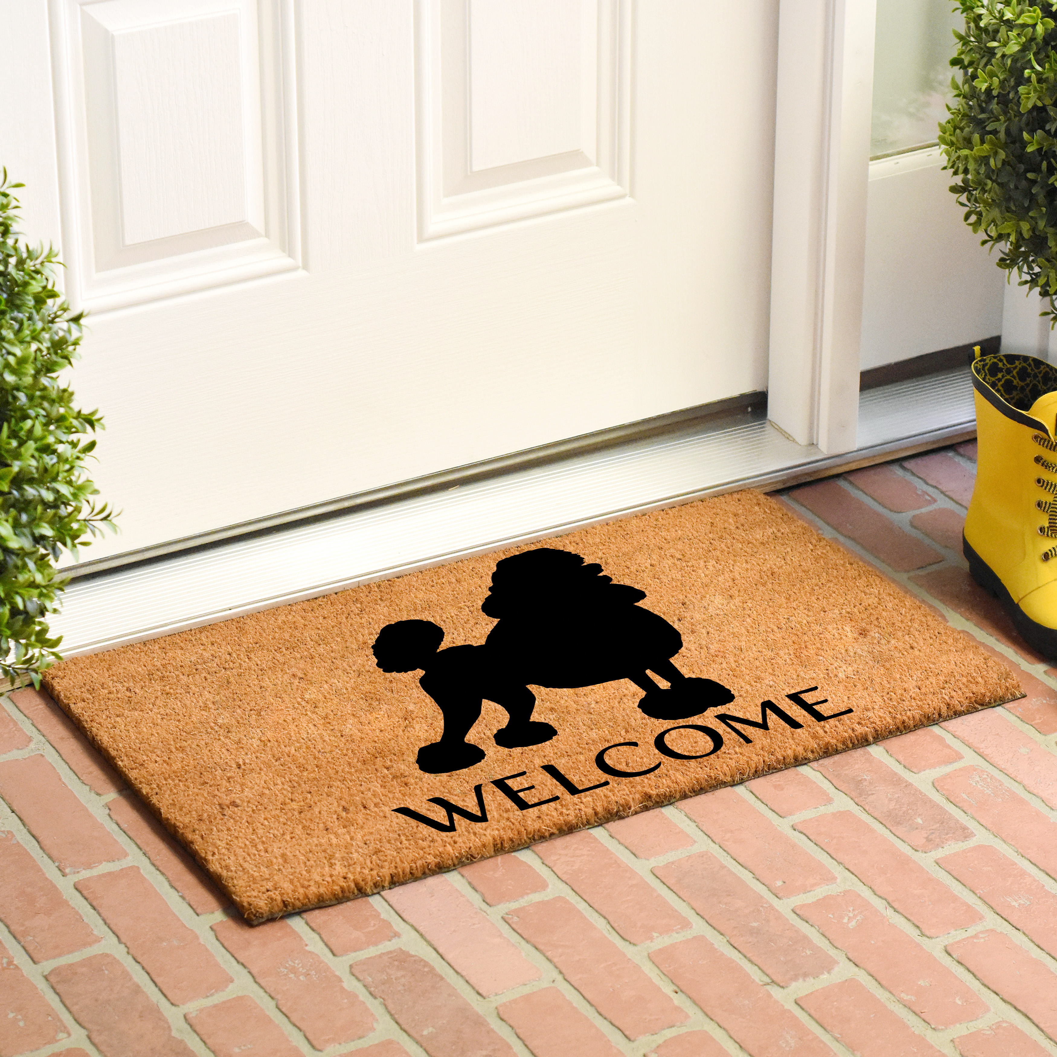 Calloway Mills Poodle Outdoor Doormat 17" x 29"