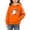 Orange, variant on DJDLJWCJ Big Girls Halloween Hoodie Loose Fit Long Sleeve Pullover Stretch Soft Casual Tops White Size 7