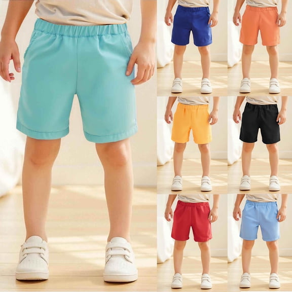 Boys Basketball Shorts Kids Youth Athletic Short Boy Quick Dry Sport Clothes with Pockets