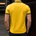 thumbnail image 4 of Men's Polo Shirts Short Sleeve 3 Buttons Golf Shirts Classic Fit Casual Performance T-Shirt, S, 4 of 4