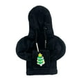 thumbnail image 3 of Funda para pomo de cambio de coche, antideslizante, con capucha, para Navidad Árbol Nevado Negro, 3 of 9