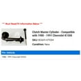 thumbnail image 2 of Clutch Master Cylinder - Compatible with 1988 - 1991 Chevy K1500 1989 1990, 2 of 2