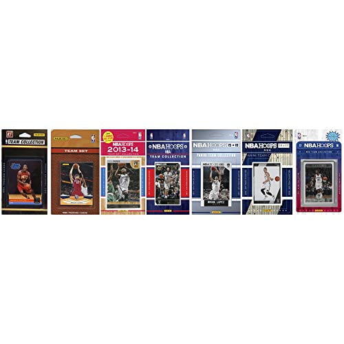 C&I Collectables NETS717TS NBA Brooklyn Nets 7 Different Licensed Trading Card Team Sets