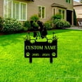 thumbnail image 4 of Handmadetneonsign Coonhound Memorial Metal With Stake, Coonhound Metal Name Sign Stake, Dog Metal Stake Decor 45030, 4 of 5