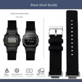 thumbnail image 3 of Correa de nailon modificada adecuada para reloj Casio Small Block DW5600 GW-5000 GW-M5610, pulsera de 16 mm, 3 of 5