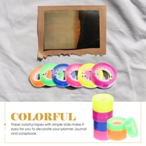 Raindrops Colored Transparent Tape Clear 12 Rolls 1800X0.47in