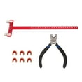 thumbnail image 4 of Archery Bow String Points Nock Pliers Set, Archery Bow String Nocking Points Set Bow String Nocking Points Pliers Set T Ruler Nocking Buckle Pliers Kit Archery Bow String Tool Arch, 4 of 7