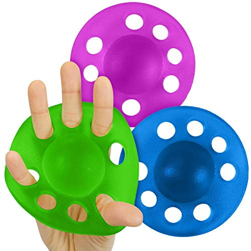 Vive Finger Exerciser and Hand Strengthener - Extensor Trainer Grip Stretcher Balls - Therapy Exercises for Arthritis, Carpal Tunnel, Forearm Muscle Strength Band Guitar, Rock Climbing Strengthening