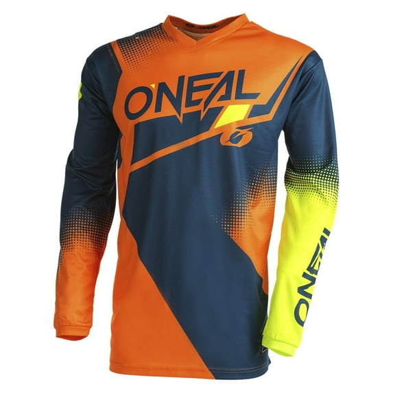 Oneal 2022 Element Racewear Jersey - Blue/Orange/Yellow - X-Large