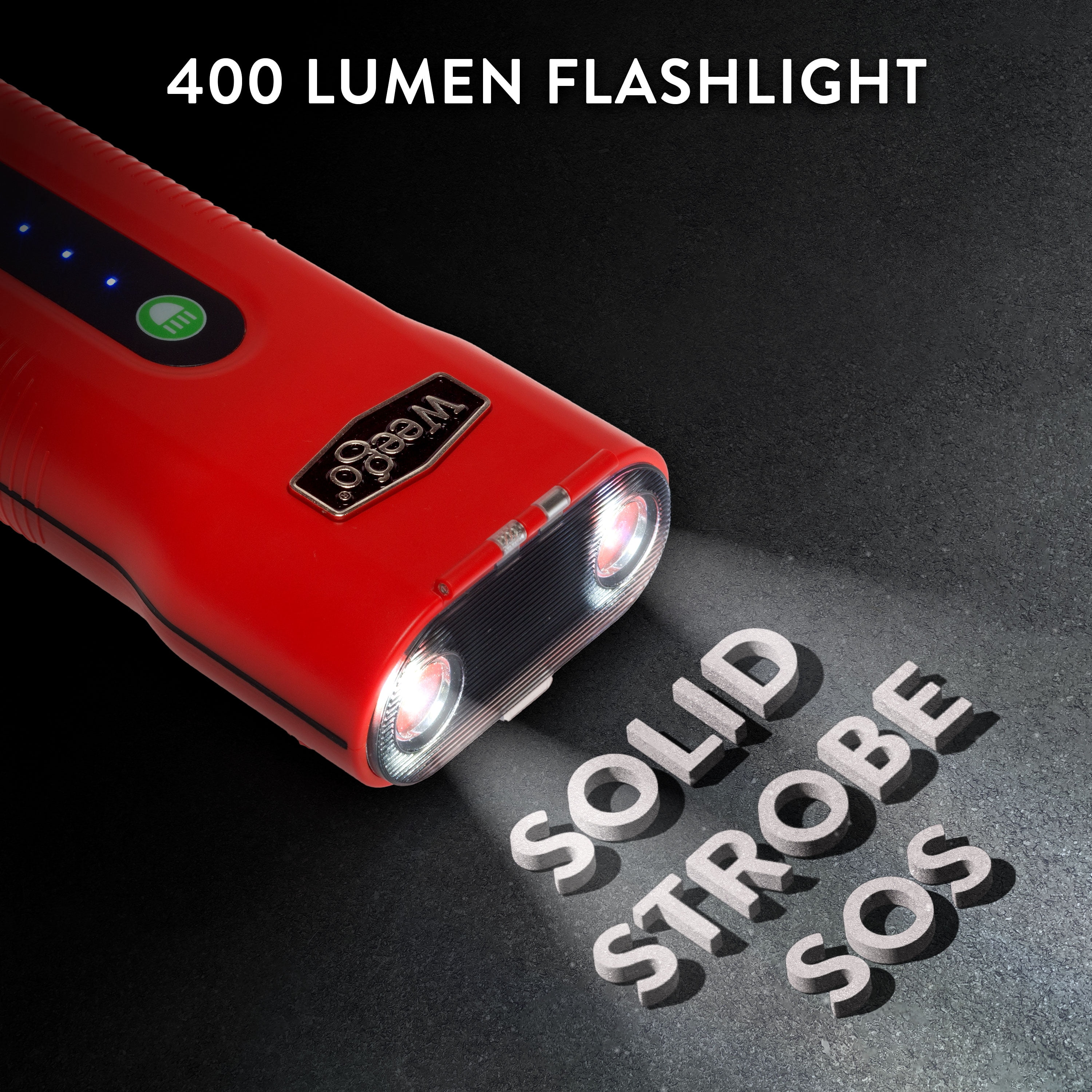 Weego 70 Portable 12V Lithium Jump Starter, 2500 Peak Amp, 700A Cranking, USB Fast Charging