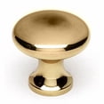 thumbnail image 7 of Traditional Round Knob, Polished Brass, 1" H x 1" W x 0.56" D (Set of 2), 7 of 7