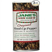 (3 Pack) Jane's Krazy Mixed-Up Original Pepper, 2.5 oz