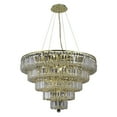 thumbnail image 2 of Elegant Furniture Maxime 17 light Chrome Chandelier Clear Swarovski? Elements Crystal, 2 of 2