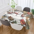 thumbnail image 5 of YAZAOO Square Tablecloth Snowman with Parrot Pattern Tableclothes, 5 of 9