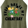 thumbnail image 3 of Hey Arnold! - Cheat Day - Juniors High Neck Tank Top, 3 of 5