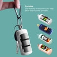 thumbnail image 4 of 3 Grids Pill Box Travel Portable Pill Case Pills Organizer PillBox Tablet Storage Container Weekly Medicine Box Pill Dispenser (Blue), 4 of 7