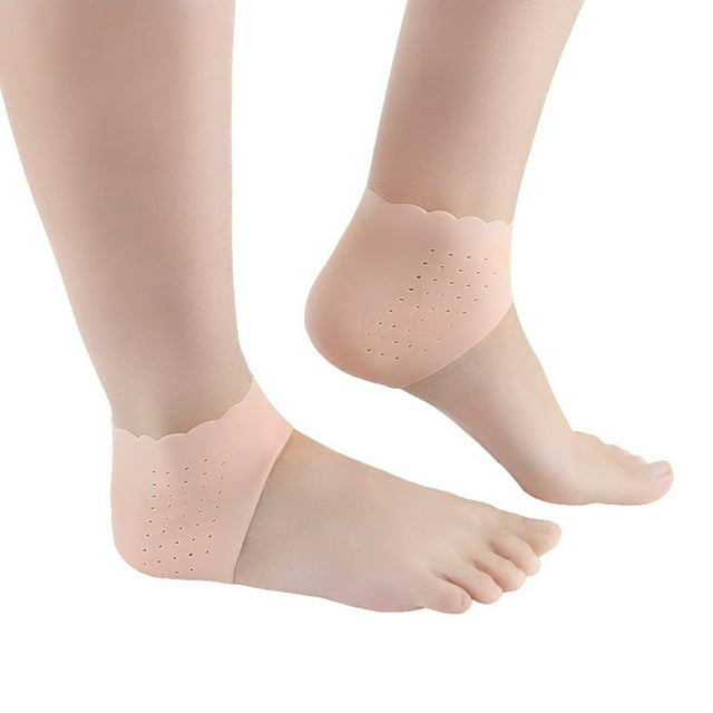 CEHVOM Silicone Foot Chapped Care Tool Moisturizing Gel Heel Socks Cracked Skin