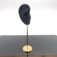 thumbnail image 1 of Earring Display Stand Human Ear Showcase Display Photography Display Model Stud Holder Showcase Jewelry Organizer Right Ear Black, 1 of 9