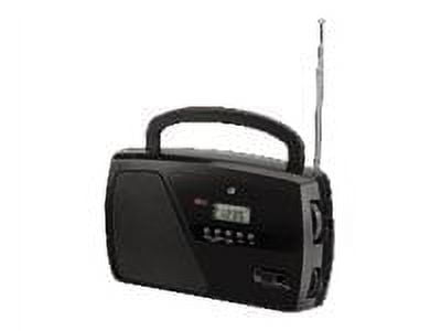 GPX AM/FM Radio, R633B, Black