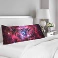 thumbnail image 2 of ABPHOTO Nebula Galaxy Space Body Pillow Covers Case Pillowcase 20x60 inch Couch, 2 of 2
