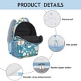 thumbnail image 4 of Cute Spiral Seashell School Backpack - Waterproof & Breathable Daypack with Adjustable S-Shaped Shoulder Straps for Teens, 4 of 5