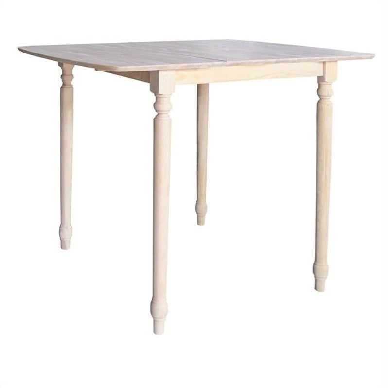 International Concepts Unfinished Square Rectangular Bar Height Dining Table Canada International Concepts Unfinished, Rectangular Square Wood Dining Table