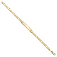 thumbnail image 2 of Bracelet d'Identification de Barre de Lien en Or Jaune 10 Carats, 2 of 8