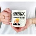 thumbnail image 3 of CTDream 11oz. Funny President Trump Coffee Mug Gift, Best Step Dad, Step Dadding, 1-Pack, Includes Gift Box, Birthday Christmas Novelty Ideas for MAGA Republican Democrats, 3 of 7
