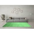 thumbnail image 3 of Ahgly Company Indoor Rectangle Trellis Emerald Green Modern Area Rugs, 3' x 5', 3 of 4