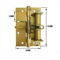 thumbnail image 2 of Spring Hinge Automatic Self Closing Door Hinges Multifunctional Spring Positioning Hinge Door Closer, 2 of 7
