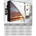 thumbnail image 7 of Outdoor TV Cover 70 to 75 Inch Weatherproof, 4th of July Waterproof TV Screen Protector for Outside Decor with Zipper and Pocket 68"L x 42"H , Memorial Day Sunflower Rustic Farmhouse Floral, 7 of 7