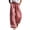 Red, variant on Inleife Women's Gingham Checkered Relaxed Fit Pants Elastic Waist Lounge Trousers with Pockets