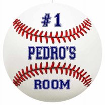PEDRO'S Bedroom 14" Round Metal Sign Boys Room Wall Decor Gift 100140030220