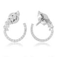 thumbnail image 2 of 0.5 TCW Solid 18 Kt White Gold SI Clarity HI Color Diamond Stud Earrings, 2 of 2