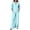 Light Blue #2, variant on Guluxicc 2 Piece Lounge Sets for Women Long Sleeve V Neck Pocket Tops Matching Wide Leg Pants Casual Summer Fall Outfit Sets