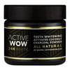 Active Wow 24K White Charcoal Teeth Whitening Powder, Enamel Safe, 0.7 oz