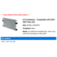 thumbnail image 2 of A/C Condenser - Compatible with 2005 - 2007 Hino 238 2006, 2 of 2