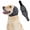 Charcoal, variant on Quiet Ears for Dogs Comfort Calming Hoodie Dog Ear Covers for Noise & Anxiety Relief Ear Wraps for Dog Adjustable Dogs Ear Muffs Noise Protection Firework,Grooming and Force Drying