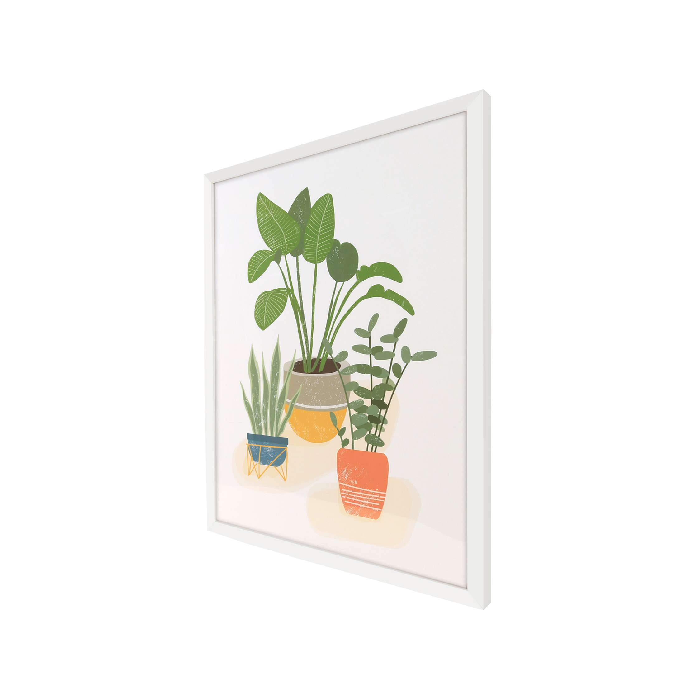 (2 pack) Mainstays – 24x36 Picture Frame – White Thin Flat Profile Wall Photo Frame