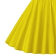 thumbnail image 5 of Linfrsh Girls Sundress Girls Floral Dress Summer Hawaiian Beach Vacation Party Wedding Birthday Sleeveless A-Line(Yellow,3-4 Years), 5 of 6