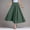 Dark Green, variant on Ladies Girls Solid Color Elastic Waist Long Flowing Bosimi Casual Dress Table Skirts for Rectangle Tables 6ft Desk Skirt Ruched Skirt Rave Skirt Floral Skirt Winter Skirts for Women Western Skirt Jean