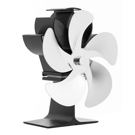 

CHAOMA 5 Blades Fireplace Stove Fan Heat Powered Fan Quiet Efficient for Wood Log Burning Stove Fireplace Increase deal Gift